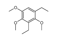 Benzene, 1,3-diethyl-2,4,5-trimethoxy- (9CI)结构式