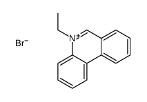 5-ethylphenanthridin-5-ium,bromide结构式