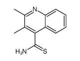 2,3-dimethylquinoline-4-carbothioamide结构式