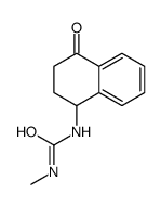 1-methyl-3-(4-oxo-2,3-dihydro-1H-naphthalen-1-yl)urea Structure