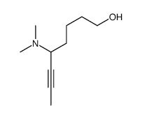 5-(dimethylamino)oct-6-yn-1-ol结构式
