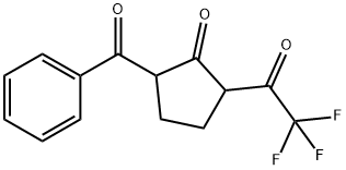 2-Benzoyl-5-(trifluoroacetyl)cyclopentanone结构式