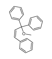 (Z)-3-Methoxy-1,3,3-triphenylprop-1-en Structure