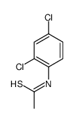 N-(2,4-dichlorophenyl)ethanethioamide结构式