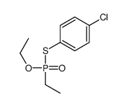 1-chloro-4-[ethoxy(ethyl)phosphoryl]sulfanylbenzene Structure