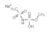 methanesulfonamido-methoxy-phosphinic acid结构式