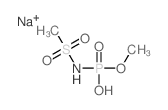 methanesulfonamido-methoxy-phosphinic acid structure