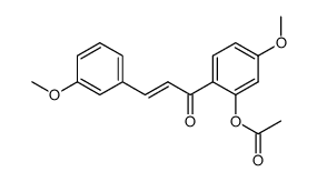 2'-acetoxy-3,4'-dimethoxy-chalcone Structure