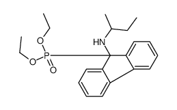 N-butan-2-yl-9-diethoxyphosphorylfluoren-9-amine Structure