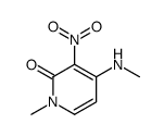 1-methyl-4-(methylamino)-3-nitropyridin-2-one Structure