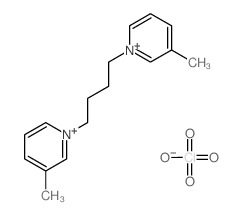 3-methyl-1-[4-(3-methylpyridin-1-ium-1-yl)butyl]pyridin-1-ium,perchlorate结构式