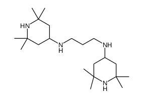 N,N'-bis(2,2,6,6-tetramethylpiperidin-4-yl)propane-1,3-diamine结构式