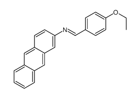 N-anthracen-2-yl-1-(4-ethoxyphenyl)methanimine结构式