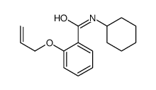 N-Cyclohexyl-2-(allyloxy)benzamide结构式
