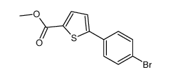 methyl 5-(4-bromophenyl)thiophene-2-carboxylate Structure