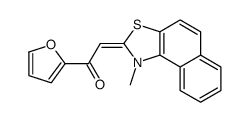 1-(furan-2-yl)-2-(1-methylbenzo[e][1,3]benzothiazol-2-ylidene)ethanone Structure