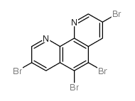 3,5,6,8-四溴-1,10-菲咯啉结构式