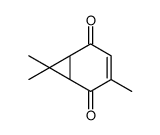 3,7,7-trimethylbicyclo[4.1.0]hept-3-ene-2,5-dione结构式