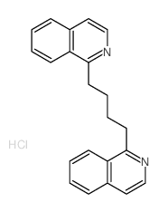 Isoquinoline,1,1'-(1,4-butanediyl)bis-, dihydrochloride (9CI)结构式