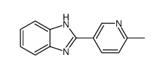 2-(6-methylpyridin-3-yl)-1H-benzimidazole结构式