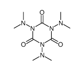 1,3,5-tris(dimethylamino)-1,3,5-hexahydrotriazine-2,4,6-trione Structure