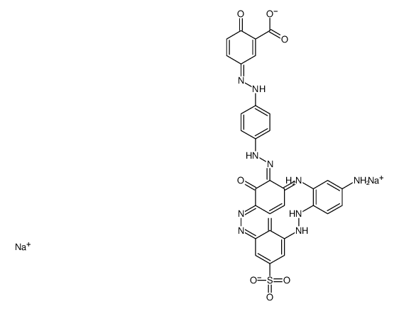 disodium 5-[[4-[[3-[[3-[(2,4-diaminophenyl)azo]-2-hydroxy-5-sulphonatophenyl]azo]-2,6-dihydroxyphenyl]azo]phenyl]azo]salicylate Structure
