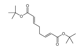 ditert-butyl octa-2,6-dienedioate Structure