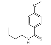 N-butyl-4-methoxybenzenecarbothioamide结构式