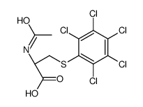 pentachlorophenylmercapturic acid Structure