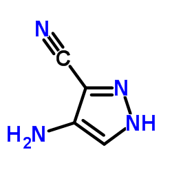 4-Amino-1H-pyrazole-3-carbonitrile Structure