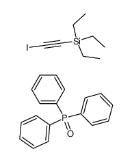 triphenylphosphine oxide compound with triethyl(iodoethynyl)silane (1:1)结构式