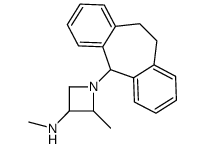 1-[10,11-Dihydro-5H-dibenzo[a,d]cyclohepten-5-yl]-2,N-dimethyl-3-azetidinamine structure