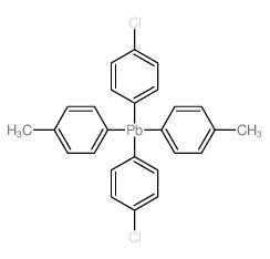 Lead,bis(p-chlorophenyl)di-p-tolyl- (8CI)结构式