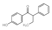 1-Butanone,1-(4-hydroxyphenyl)-2-phenyl-结构式
