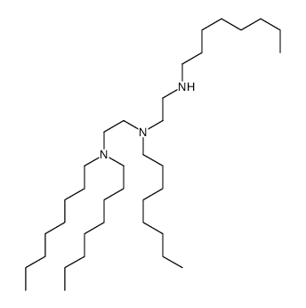 N,N,N'-trioctyl-N'-[2-(octylamino)ethyl]ethylenediamine Structure