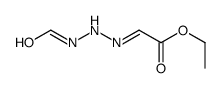 Acetic acid,(2-formylhydrazino)imino-,ethyl ester (9CI) Structure