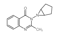 3-(6-Azabicyclo(3.1.0)hex-6-yl)-2-methyl-4(3H)-quinazolinone Structure