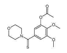 [2,3-dimethoxy-5-(morpholine-4-carbothioyl)phenyl] acetate结构式