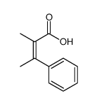 (2E)-2-Methyl-3-phenyl-2-butenoic acid Structure