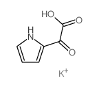 2-oxo-2-(1H-pyrrol-2-yl)acetic acid结构式