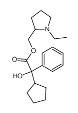 -phenylcyclopentylglykolat Structure