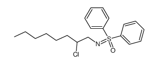 ((2-chlorooctyl)imino)diphenyl-l6-sulfanone Structure