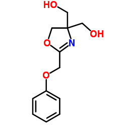 [2-(Phenoxymethyl)-4,5-dihydro-1,3-oxazole-4,4-diyl]dimethanol structure