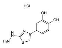 2-Hydrazino-4-(3,4-dihydroxyphenyl)thiazole hydrochloride Structure