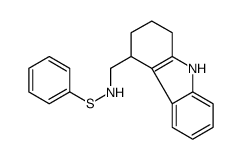N-phenylsulfanyl-1-(2,3,4,9-tetrahydro-1H-carbazol-4-yl)methanamine Structure