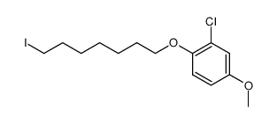 7-(2-chloro-4-methoxyphenoxy)heptyl iodide Structure
