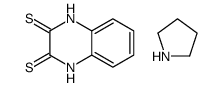 1,4-dihydroquinoxaline-2,3-dithione,pyrrolidine Structure