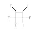 tetrafluoro-2,3-di-iodocyclobutene结构式