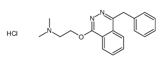 2-(4-benzylphthalazin-1-yl)oxy-N,N-dimethylethanamine,hydrochloride结构式