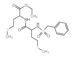 Methionine,N-[N-[(phenylmethyl)sulfonyl]-L-methionyl]-, ethyl ester (9CI) picture